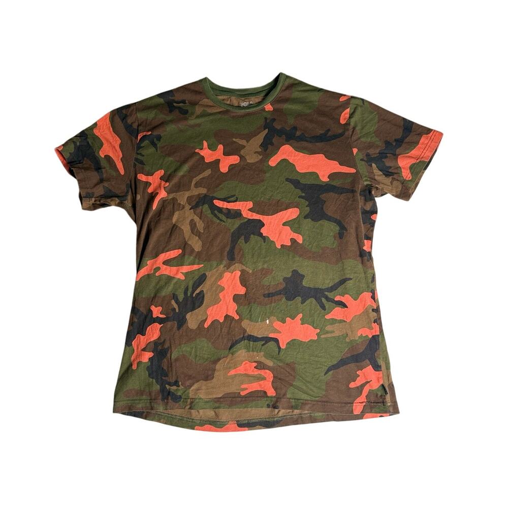 Polo Ralph Lauren Mens T-Shirt Large Short Sleeve Crew Neck Outdoors Camouflage